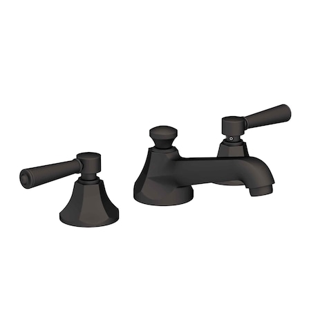Newport Brass Widespread Lavatory Faucet in Flat Black 1200-56